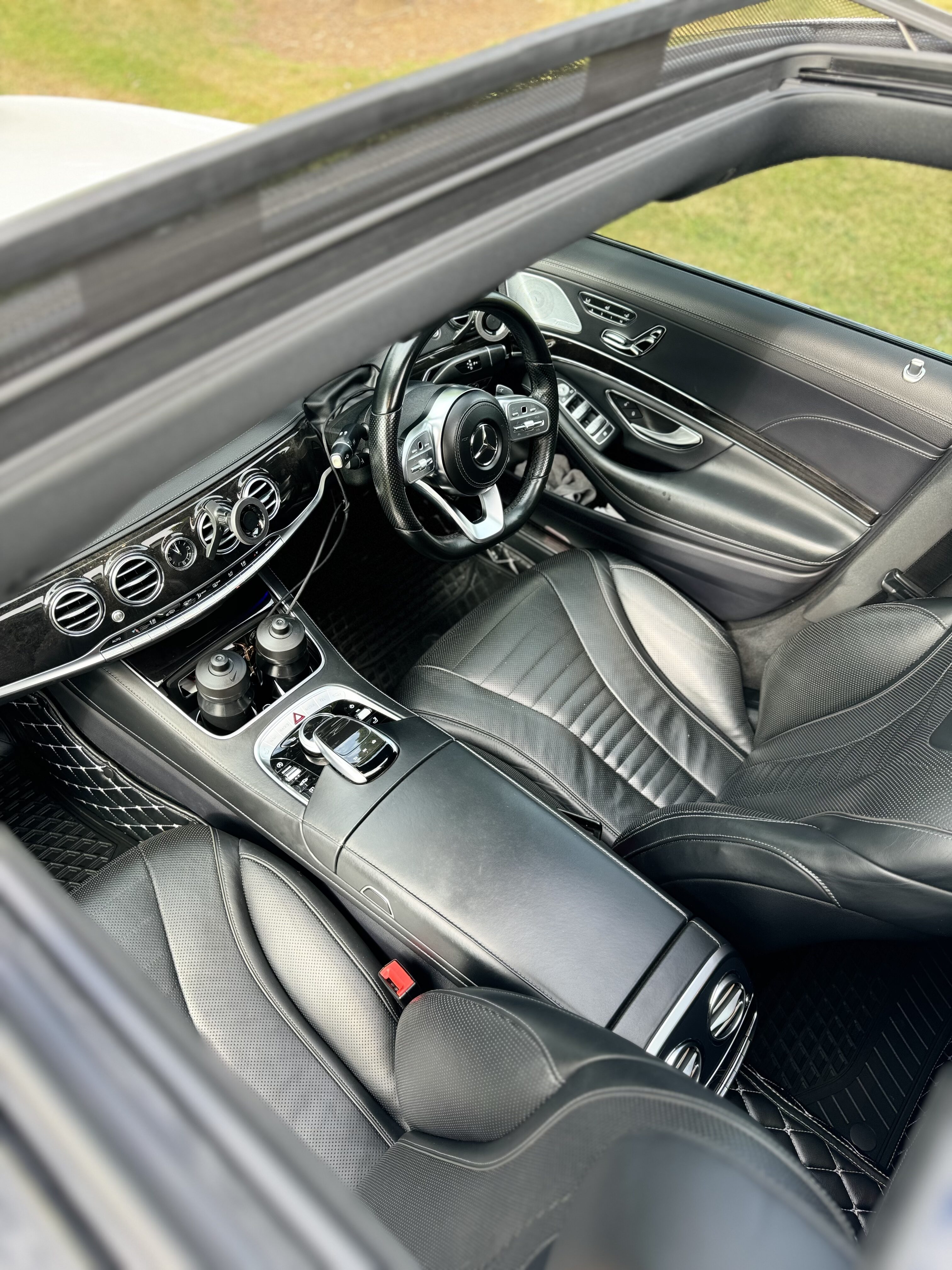 Luxury vehicle prepared for a VIP transfer